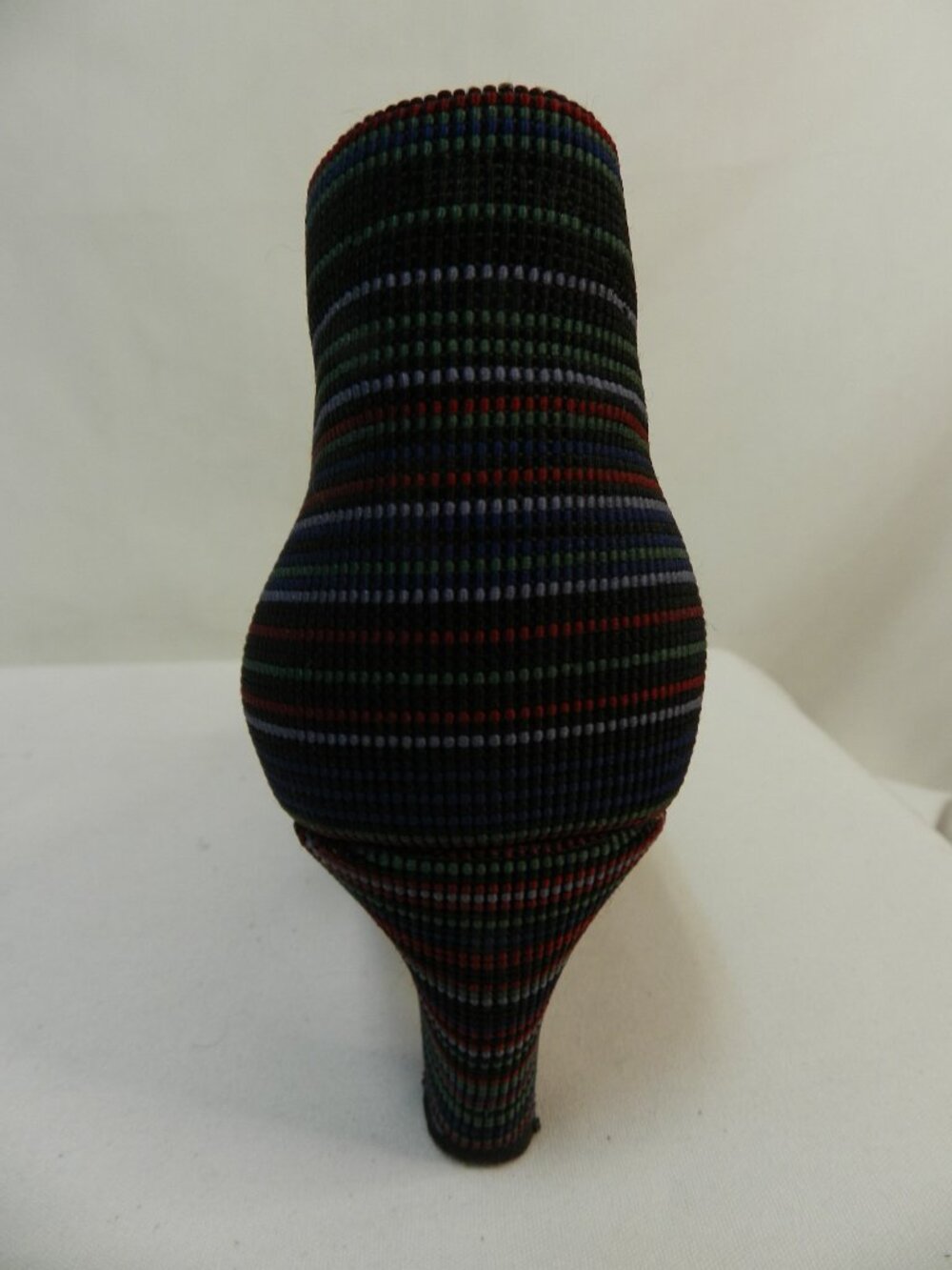 United Nude Stretch Striped heels pumps shooties ankle Size Sz 38 US 8 - Picture 3 of 14